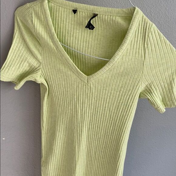 Banana Republic Lemon Green Knit Dress NEW - Picture 2 of 4